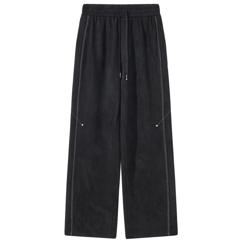 

CABBEEN Men s Plush-Lined Suede Casual Pants M