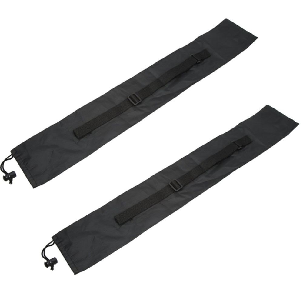 2 Pcs With Adjustable Shoulder Strap Trekking Poles Storage Bag Walking Stick Pouch Outdoor Storage