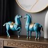 Scultura di Cavallo Accessori per Decorazione della Casa Stile Cinese Decorazione Soggiorno Statua Dengshui Decorazione Ufficio Regali per Inaugurazione Casa