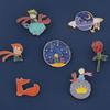 Little Prince Series Brooch Cute Cute Two-dimensional Cartoon Badge Ins Exquisite Decoration Pendant Jewelry Accessories