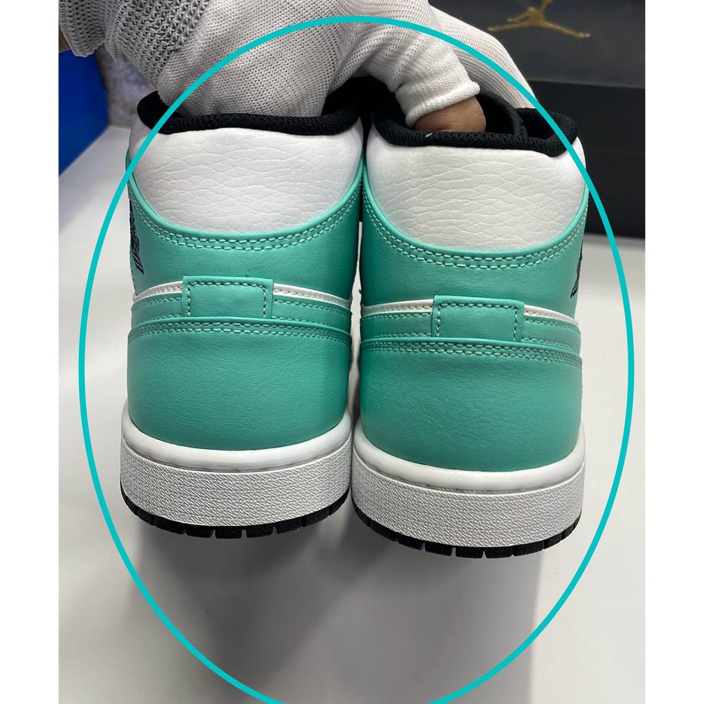 Pre-owned Jordan Air Jordan 1 mid island green 554724-132-P26085462367615
