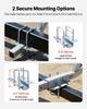 Boat Trailer Guides, 775 Mm/1205 Mm Height Guide Poles, 2PCS High-Hardness Steel Trailer Guide-Ons, Adjustable Guide Poles with PVC Pipes, for Ski
