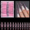 120Pcs ABS False Nail No Paper Support Required Comfortable Wearing For Quick Nail Extensions Manicure Lover