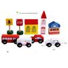 Wooden City Transit Track Building Blocks For Kids Diy Creative Play Set
