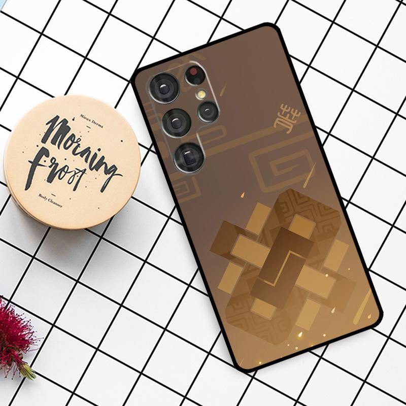 Anime Genshin Impact Case For Samsung Galaxy S25 Ultra S20 S21 S22 S23 S24 Ultra S9 S10 Plus S25 FE Phone Cover