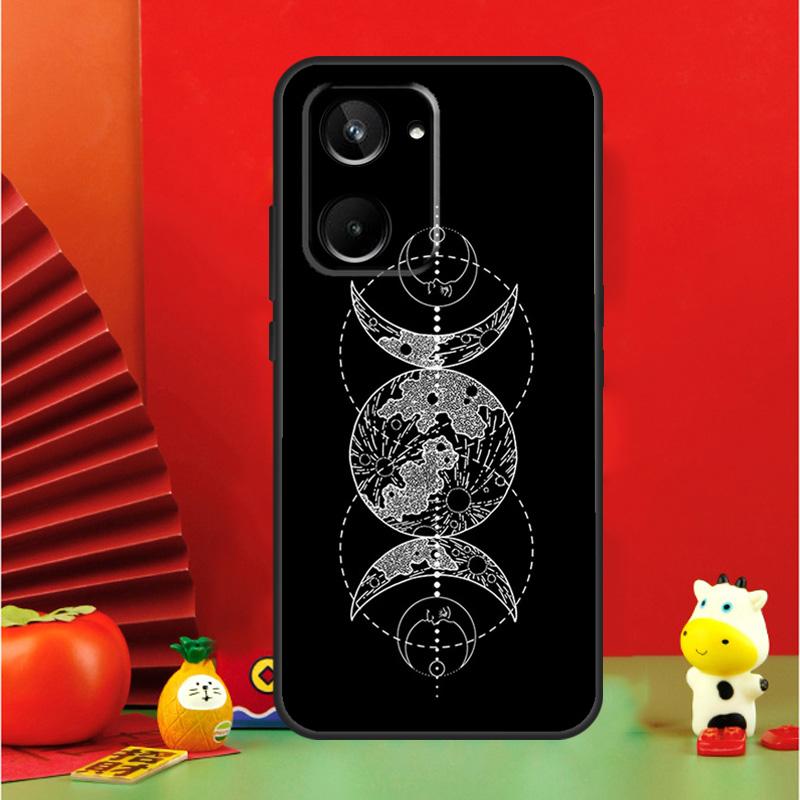 Occult Witchcraft Moon Gothic Witch For Realme 10 11 12 13 14 Pro Plus 15 GT7 Pro GT6 C65 C67 C63 C61 C55 C51 C53 C35 C75 Case