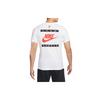 Nike T Shirts Men's White Crew Neck Moderate Straight Fit DJ2729-100