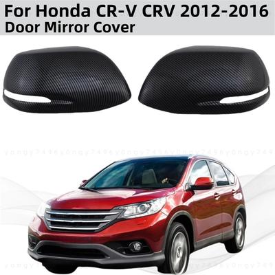 2 ks chromové doplňky zpětného zrcátka do auta Pokovená uhlíková lišta krytu zrcátka dveří 2012 2013 2014 2015 2016 Pro Honda CR-V CRV