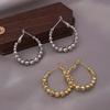 2025 Dámské špičkové klasické měděné kruhové náušnice - Módní trendy kruhové šperky