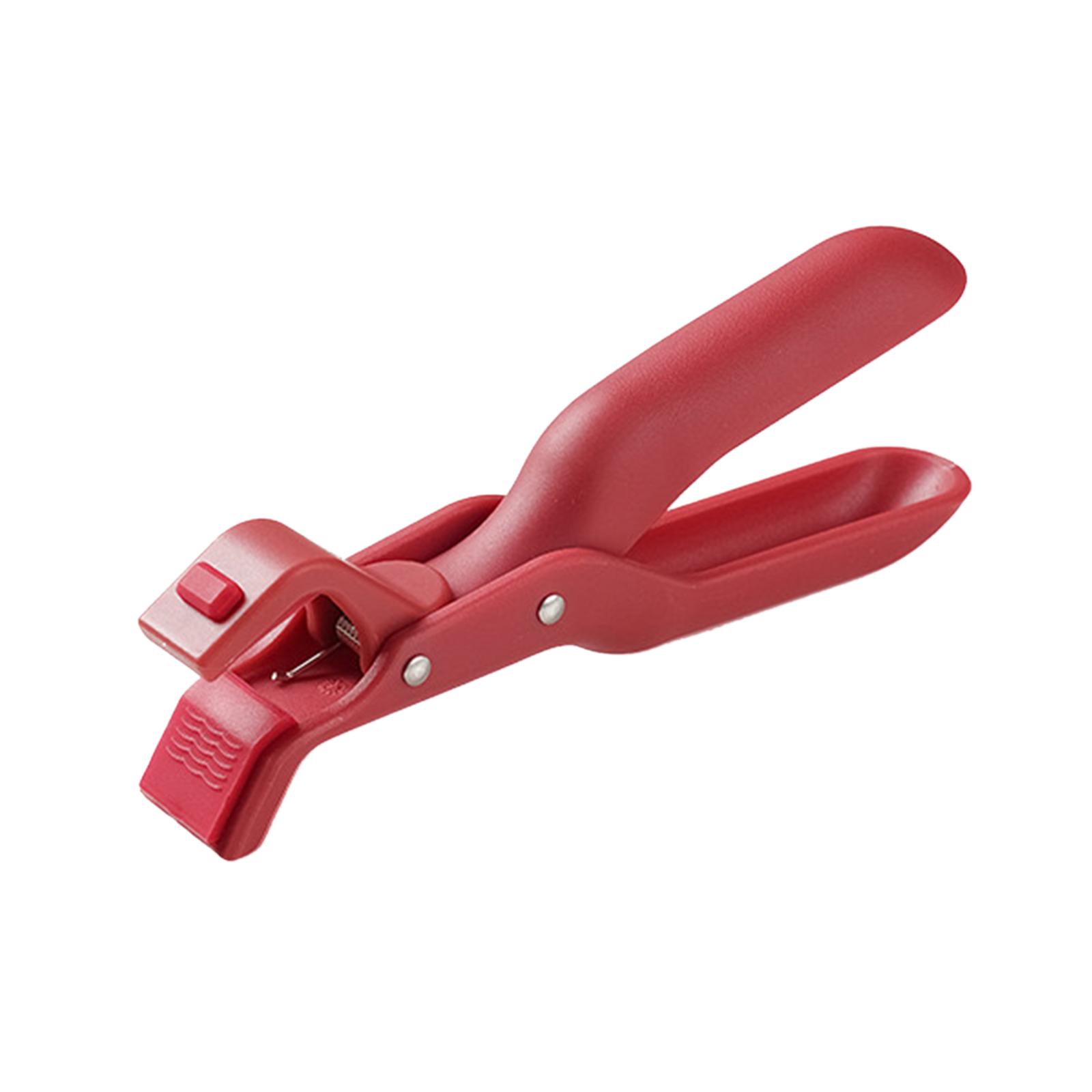 

Silicone Oven Tongs Practical Bowl Holder Clip Heatproof Grippers for Hot Trays and Bowls Multifunctional Kitchen Tool красный