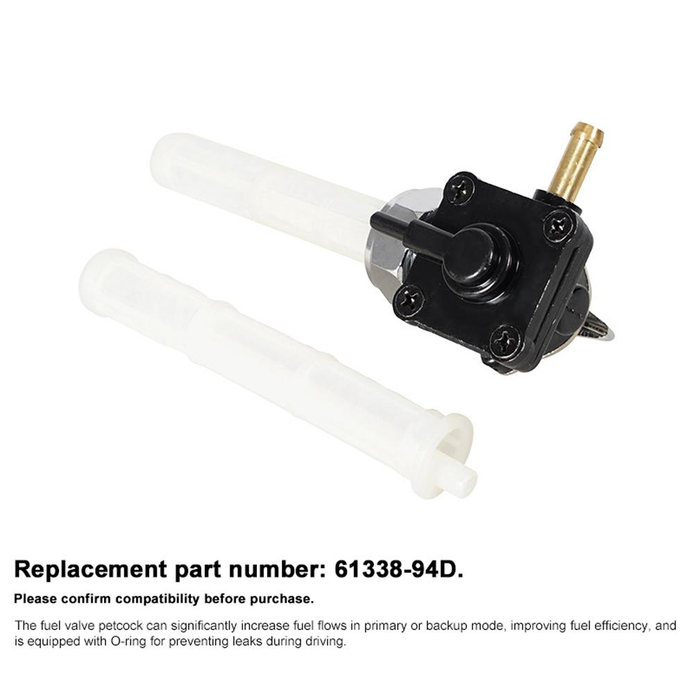 Motorcycle Fuel Valve Petcock with Male Thread Replace 6133894D Fuel Valve Switch