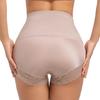 Women Shapewear Tummy Control Panties High Waisted Girdle Body Shaper Postpartum Slimming Underwear Lace Shaping Briefs