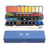 New 18/38/58Colors Fold Solid Watercolor Pigment Paint Set With Water Brush & Gifts Box