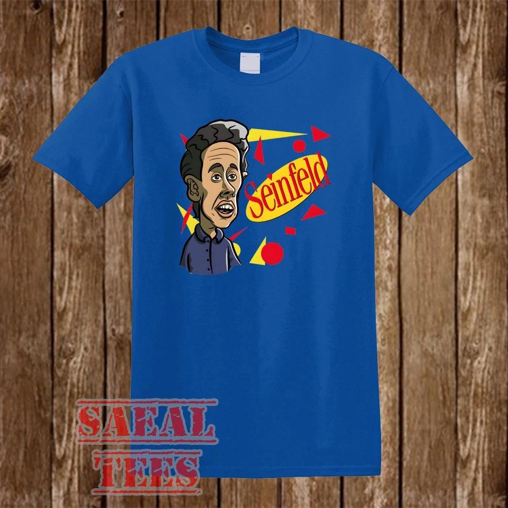 Seinfeld Cartoon Cast Men s Blue Size S-5XL XXL