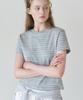 LETTERA Mini Logo Detail Stripe T-Shirts