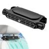 Raksonic Car USB with Rear Twin Rear Seat Adjustable 3 Speed Easy Prevents and More Fan, Powered, Powerful, Pillow, Bladeless, Turbo, Fan, Angle,
