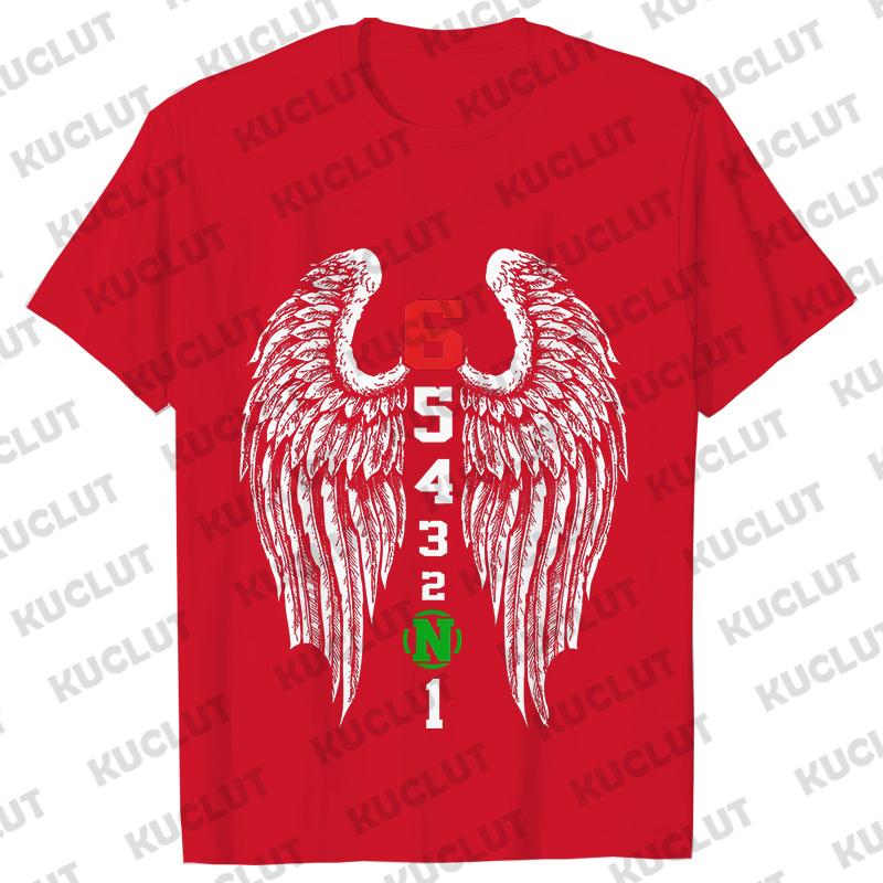 1N23456 Motorcycle Gear Biker Heartbeat Retro Printed Men's New T-shirt Fashion Casual Loose Summer Tshirts Short Sleeve T-shirt