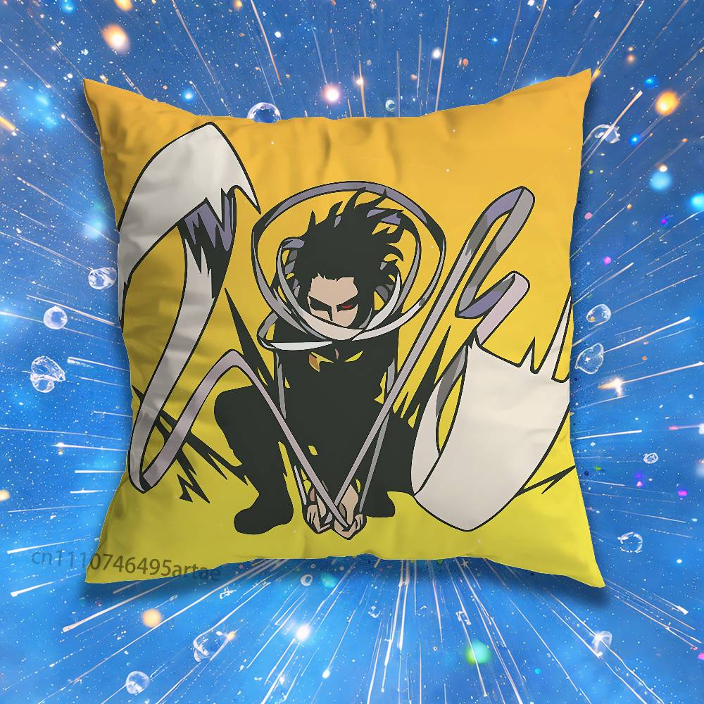 MHA AAizawa Shouta My HHero Pillow Case For Home Bedroom Car Office Decoration Living Room Sofa Cushion Cover Suitable