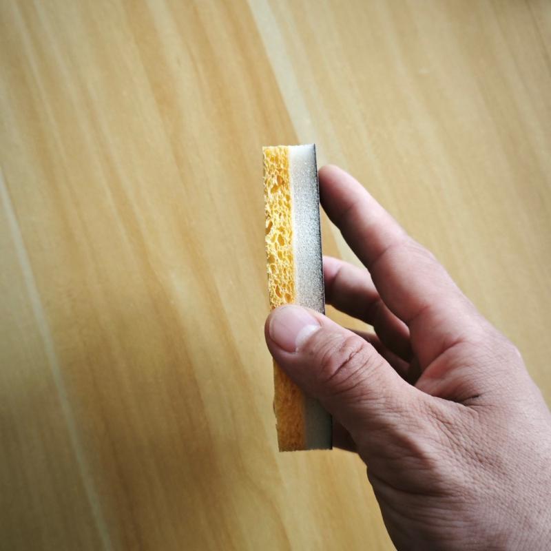 2/6/12 ks Čisticí drátěnka z bavlny z dřevní buničiny Houba na mytí nádobí Drátěnka Houbičky Čisticí houbička Oboustranná čisticí houbička