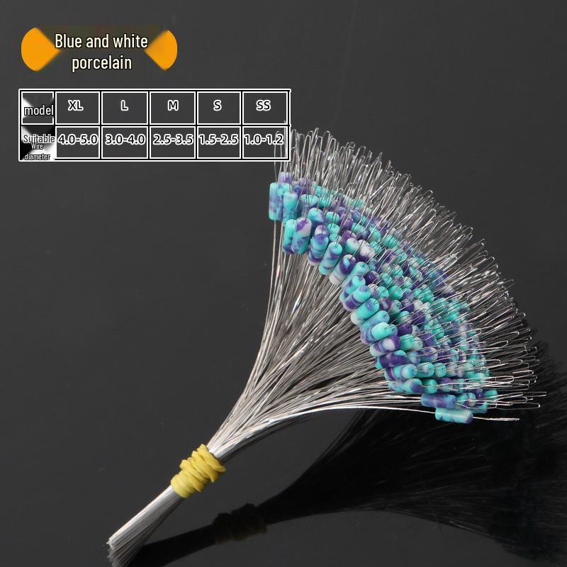 High-Concentricity Silicone Bean Fishing Rod Tip Lock, Anti-Tangle Olive Shape Accessory