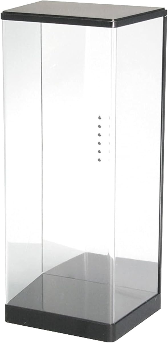 

Wave Display Basic Black Compatible with Dolls Mirrored back Plastic for fixing doll Display Case T-Case (DL) 1/6 (C-clip included) W148×D100×H317mm