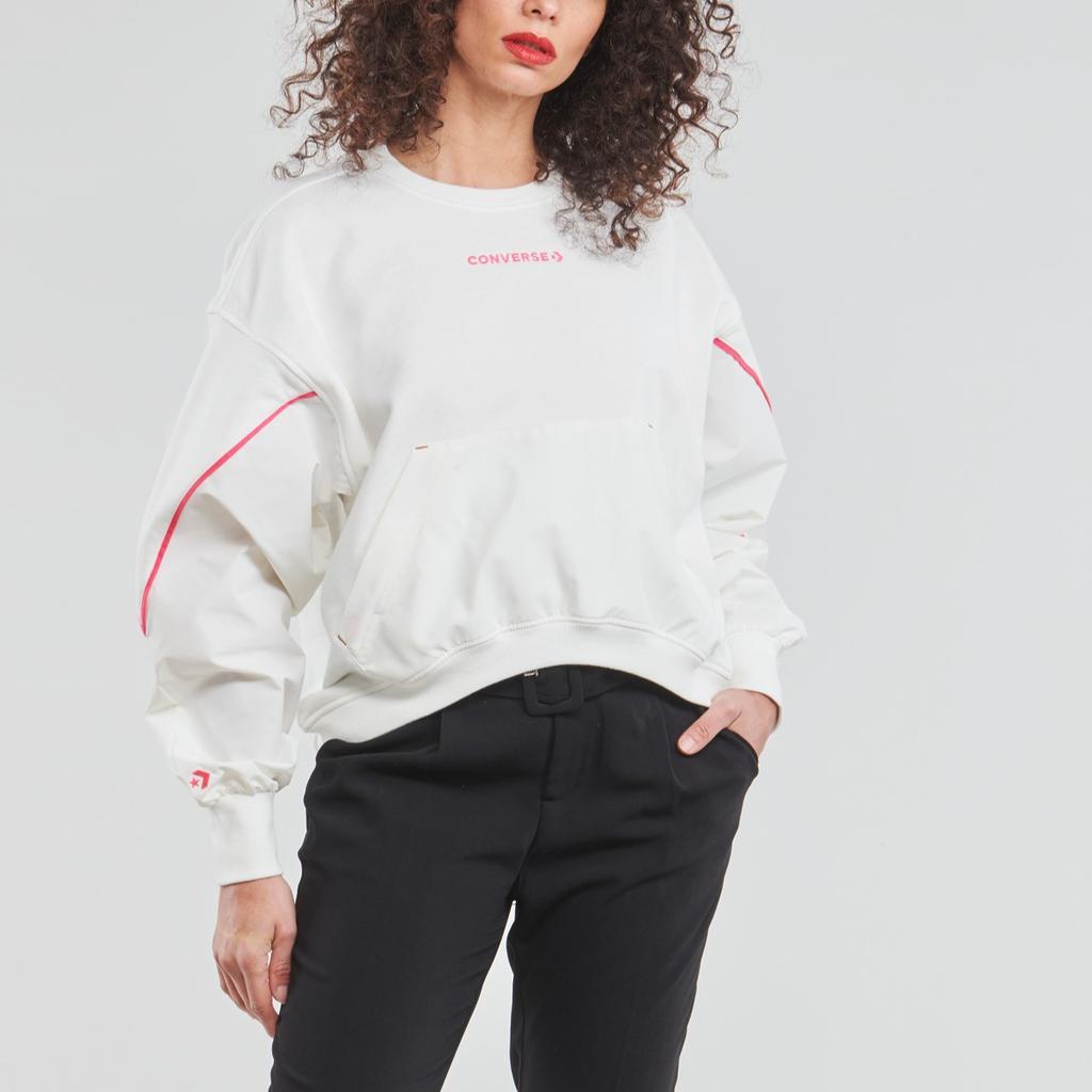 Converse Sweatshirt Women's White 10021058-A03