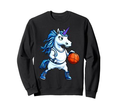 Einhorn Basketball Basketballspieler Einhorn Sweatshirt /