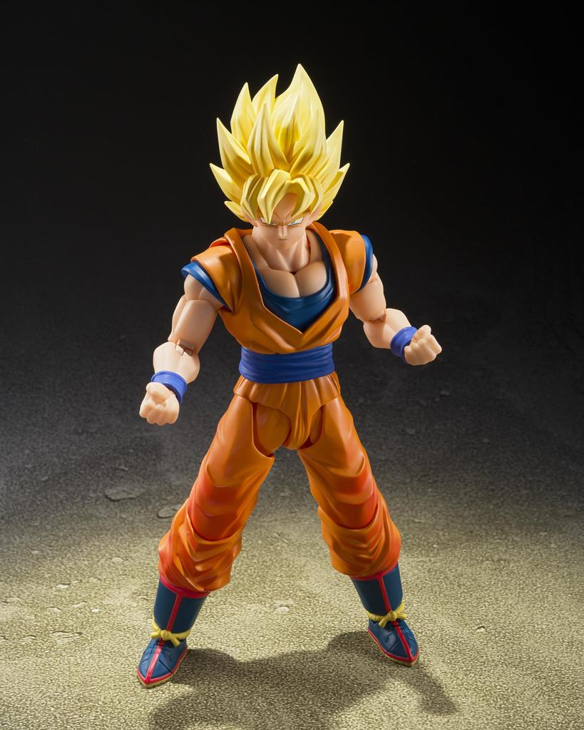 TAMASHII NATIONS Dragon Ball Z Super Saiyan Son Goku Beginning of the Final Approximately 145mm PVC ABS Painted Movable Figure S.H.Figuarts (The