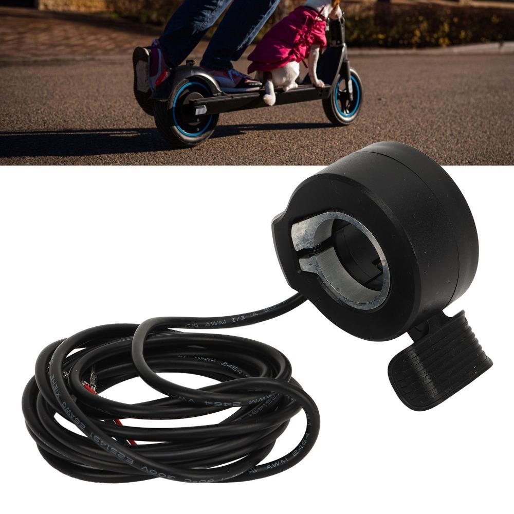22 mm Finger Throttle Accelerator ABS Electric Scooter Thumb Throttle for 130X E-Bike Application