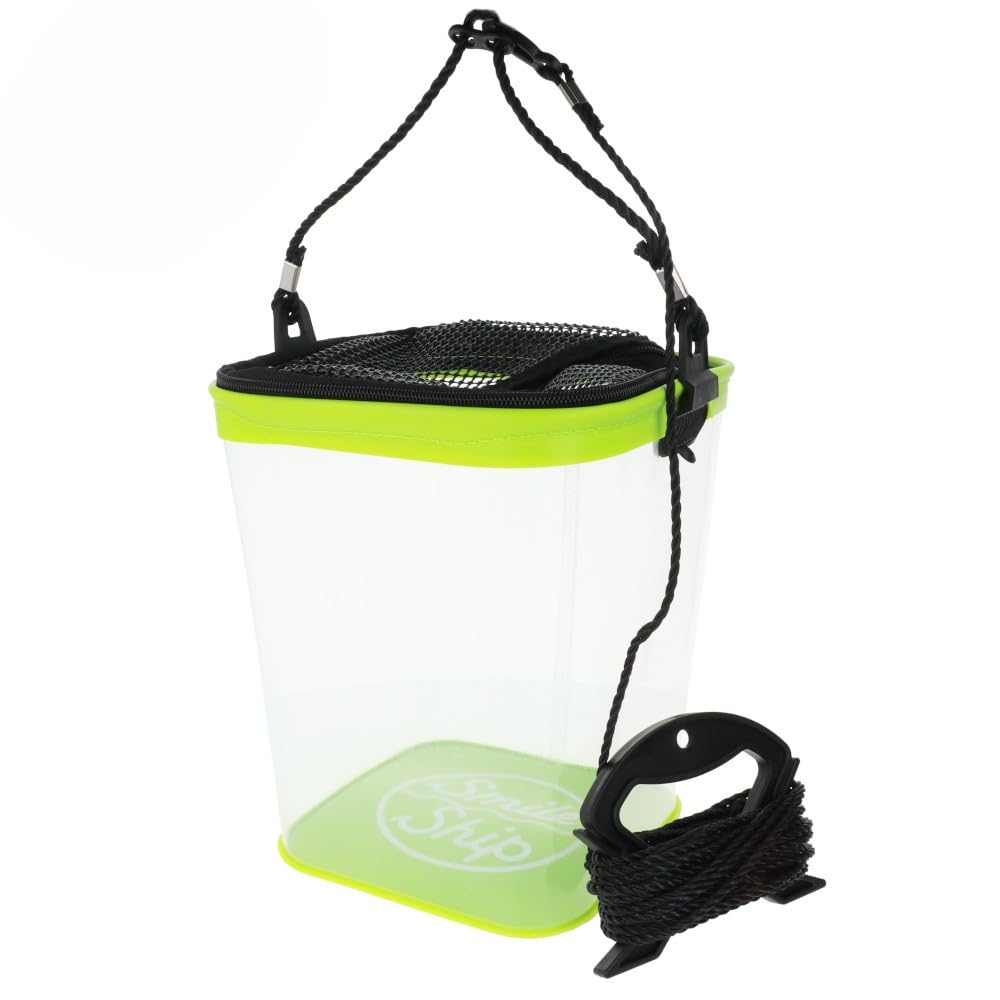 

Takamiya SmileShip Transparent Water Light Green Bucket, 21cm,