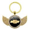 Diamentowe Breloki do Kluczy z Logo Samochodu Wisiorek Metalowy Brelok do Chevrolet Spark Aveo Captiva Matiz T250 Cruze Malibu S10 Sail Trax Tahoe