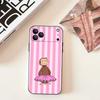 Mokey G-GeorGes Cute Phone Case For iPhone 11,12,13,14,15,16,17,Pro,Max,Plus,E,SE4,Air,Mini Black Soft Cover