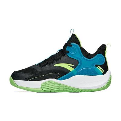 Antiskid Wear-Resistant Low-Top Basketball Shoes Kids Sneakers Black Blue Green A312231112-2