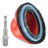 Wheel Hub Cleaner 5.9in 1/2" & 1/4" Drive Sturdy Abrasive Tool Rust Brake Dust Remover for Cars SUVs Cleaning Wheel Hub