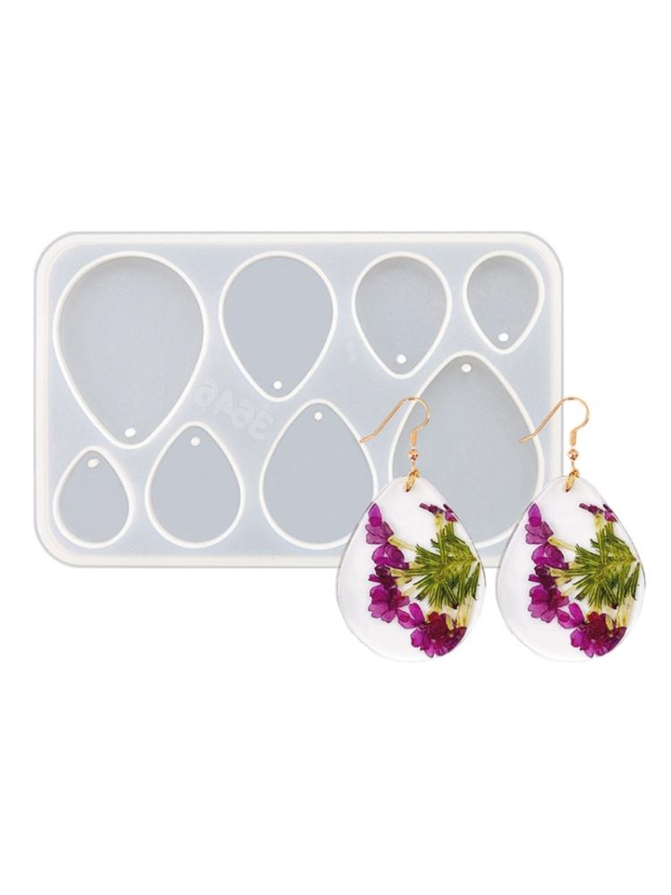Geometric Irregular Earrings Pendant Resin Mold Eardrops Silicone Moulds  Silicone Resin Ornament Beginner Tools
