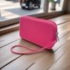 Silicone Travel Cosmetic Bag With Zipper For Makeup And Toiletry Items