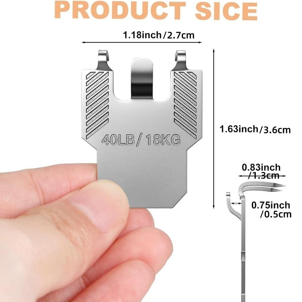 10PCS Sturdy Picture Hanging Hook Easy Install Mirror Hanger Metal Wall Hook  Home Wall Decor