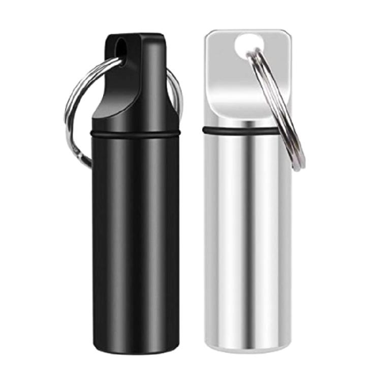 Sealed Metal for Pill for Case Portable Durable Waterproof Emergency Medicine Or