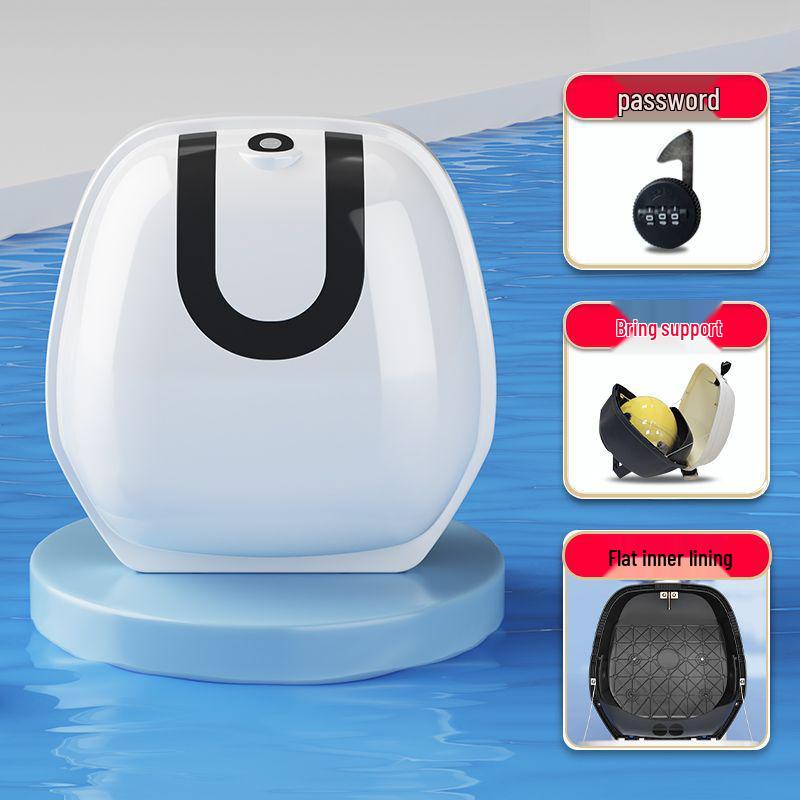 Rear Trunk Storage Box for Yadea DQ6S, Aima Vava, Tailing, and Xiaoniu Electric Scooters