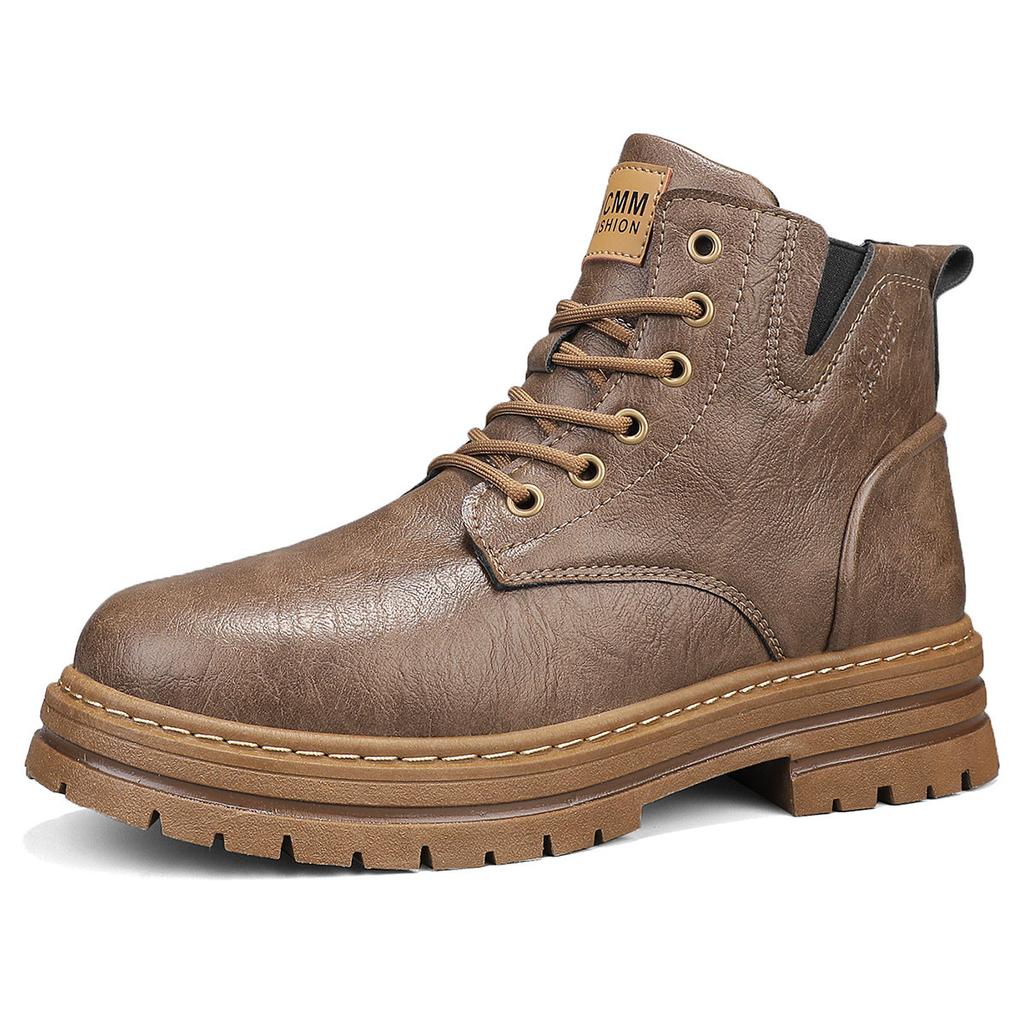 22 years old new Martin boots retro style high-top shoes casual leather shoes soft sole big head shoes