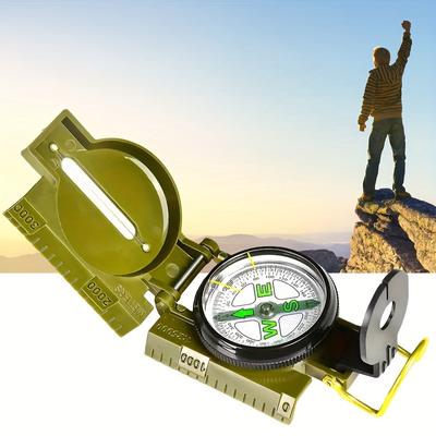 Outdoor Survival Compass,Multifunctional Waterproof Portable Compass For Hiking Camping Travel for Adventurers & Outdoor Enthusiasts