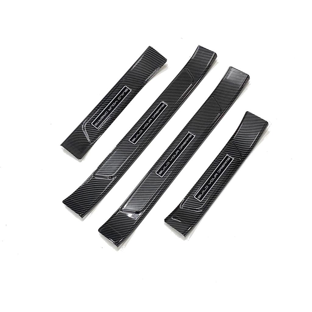 BYD Han Carbon Fiber Door Sill & Bumper Guard Strips for Interior/Exterior Protection