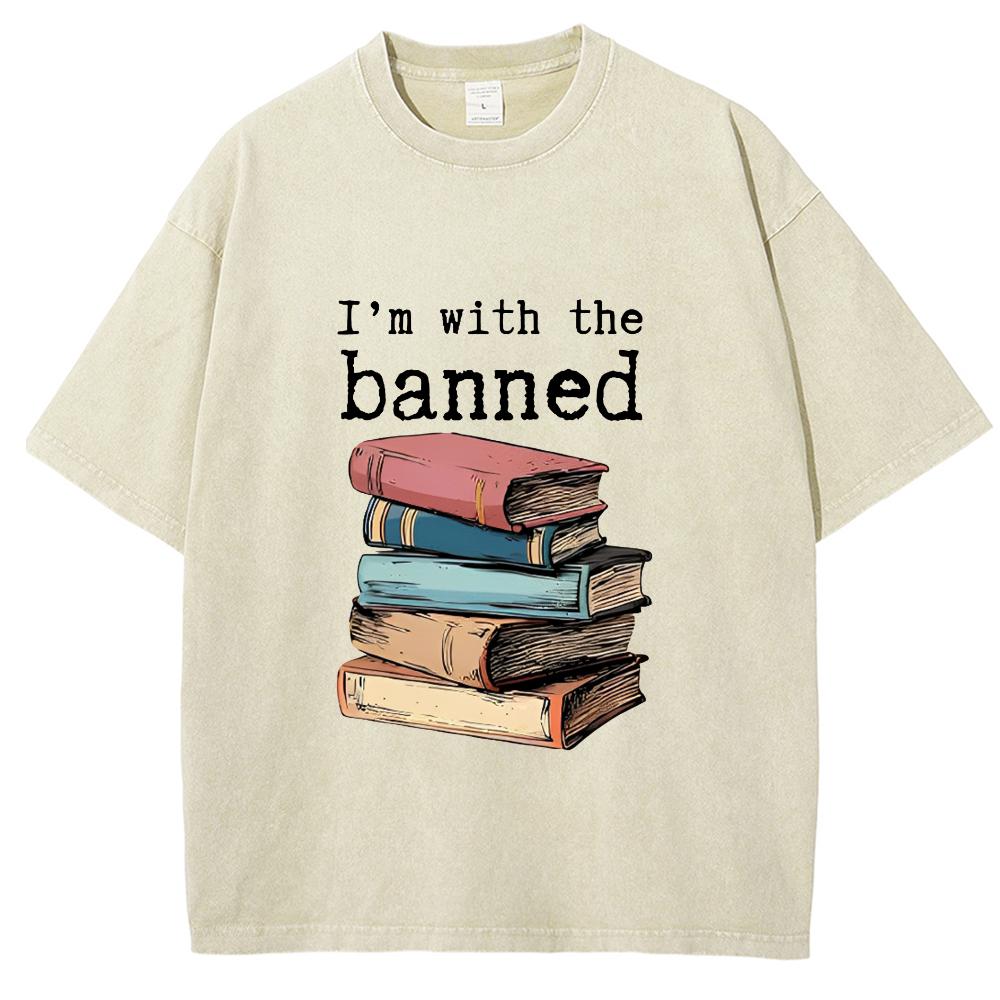 Book Print Women's T-Shirt Unisex Wash Oversized Cotton TeesY2K Girly Hot Spicy Sweetheart Short Sleeve Casual Top