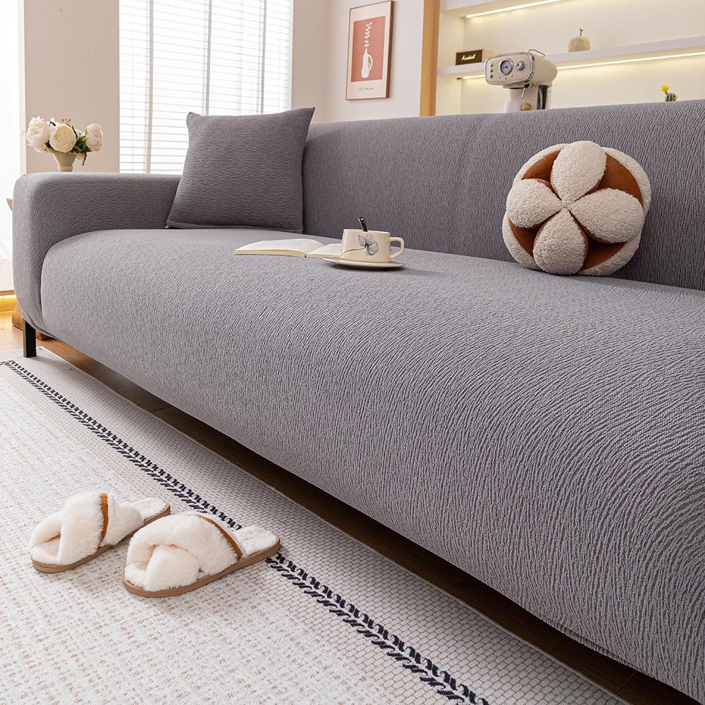Modern Light Luxury Chenille Sofa Cover Autumn and Winter New Thickened Dustproof Sofa Cover High Elastic Lazy Sofa Cover