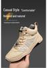 Men's High-Top Autumn Casual Leather Shoes - Genuine Leather, Soft Sole, Work Boots, Outdoor, Plus Velvet Cotton Lining