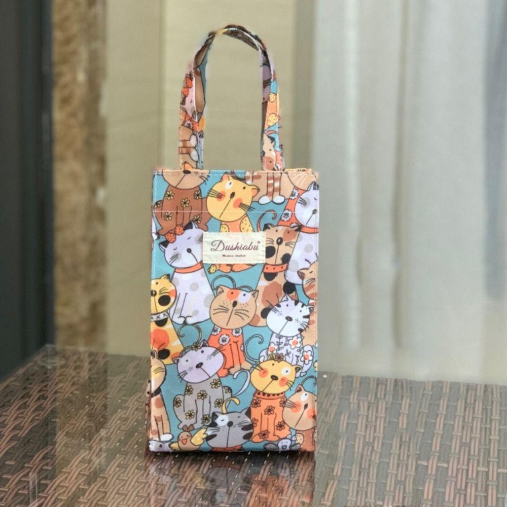 Hand Carrying Water Bottle Handbag Oxford Umbrella Bag Portable Insulated Cup Holder