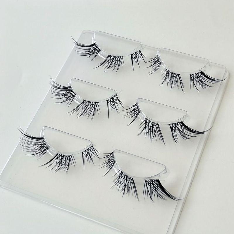 Aimo - Set von 3 : Falsche Wimpern ( Verschiedene Designs )