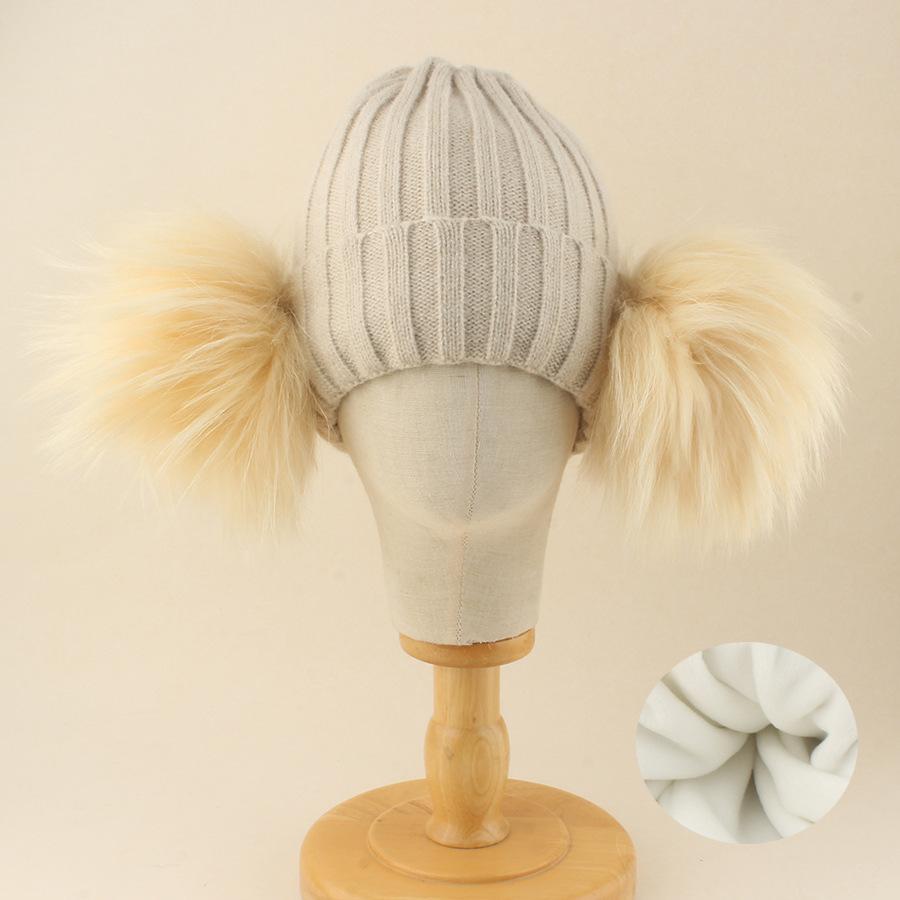 Kids Winter Warm Knitted Set Pom‑pom Hat Scarf Gloves 3‑Pcs Set Or Single Beanie Hat Windproof Ear Protection For Boys Girls Cold Weather Outdoor