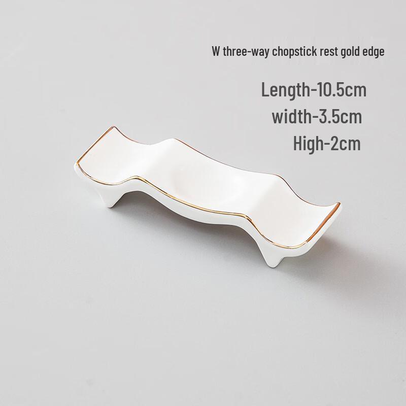 Multi-use Ceramic Chopstick and Spoon Rest