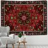 Mandala Mural Tapestry Wall Hanging Travel Mattress Bohemian Sleeping Mat Mandala Psychedelic Pattern Dormitory Decor